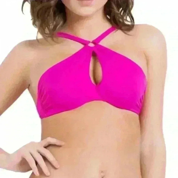 NWT L'Agent by Agent Provocateur X Monica & Penelope Cruz Sz S Adriana Pink Top - Picture 7 of 10